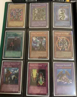 Yugioh Binder Collection, PSA Cards, Sealed Box Reverse Secret Rares, Holos Blue - Image 3
