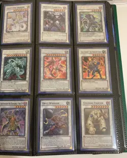 Yugioh Binder Collection, PSA Cards, Sealed Box Reverse Secret Rares, Holos Blue - Image 4