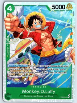 Monkey.D.Luffy PRB02-005 One Piece Premium Booster -The Best- Vol. 2 NM - Image 1