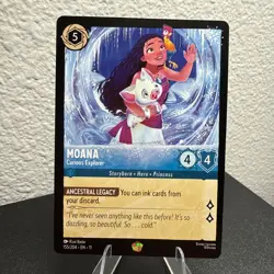 Moana Curious Explorer 155/204 Legendary Non-Foil Winterspell NM Disney Lorcana - Image 1