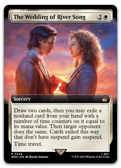 The Wedding of River Song (Extended Art) #349 (NM) Doctor Who WHO Magic MTG - Image 1