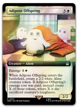 Adipose Offspring (Extended Art) #333 (Foil) (NM) Doctor Who WHO Magic MTG - Image 1