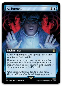 As Foretold (Extended Art) #469 (NM) Doctor Who WHO Magic MTG - Image 1