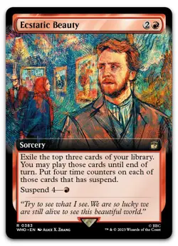 Ecstatic Beauty (Extended Art) #383 (NM) Doctor Who WHO Magic MTG - Image 1
