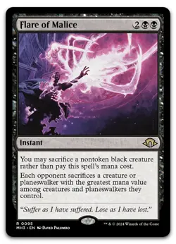 Flare of Malice #95 (NM) Modern Horizons 3 MH3 Magic MTG - Image 1
