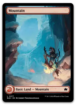 Mountain (0277) #277 (NM) Bloomburrow BLB Magic MTG - Image 1
