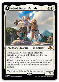 Ajani, Nacatl Pariah #237 (NM) Modern Horizons 3 MH3 Magic MTG - Image 1