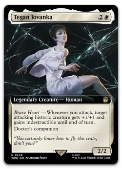 Tegan Jovanka (Extended Art) #348 (NM) Doctor Who WHO Magic MTG - Image 1