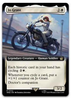 Jo Grant (Extended Art) #342 (NM) Doctor Who WHO Magic MTG - Image 1