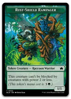 Rust-Shield Rampager Token #22 (NM) Bloomburrow BLB Magic MTG - Image 1
