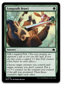 Longstalk Brawl #182 (NM) Bloomburrow BLB Magic MTG - Image 1