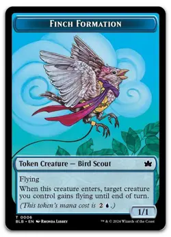 Finch Formation Token #6 (NM) Bloomburrow BLB Magic MTG - Image 1