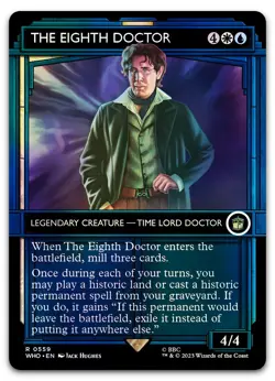 The Eighth Doctor (Showcase) #559 (Foil) (NM) Doctor Who WHO Magic MTG - Image 1