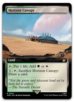 Horizon Canopy (Extended Art) #503 (NM) Doctor Who WHO Magic MTG - Image 1