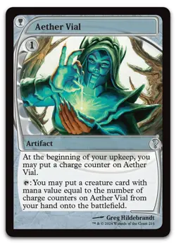 Aether Vial (Future Sight) #216 (NM) Mystery Booster 2 MB2 Magic MTG - Image 1