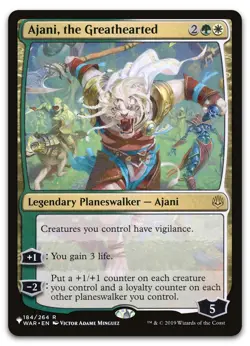 Ajani, the Greathearted #184/264 (NM) List Reprints LIST LIST Magic MTG - Image 1