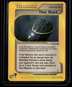 Time Shard 135/147 Aquapolis Uncommon Pokemon Card - Image 1