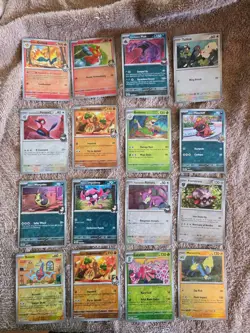 Lot of 36 Holo and Reverse Holo Pokemon Cards Destined Rivals, BB/WF - Image 1
