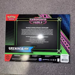 Pokemon Shrouded Fable Greninja EX Special Illustration Collection Box Sealed✅ - Image 2