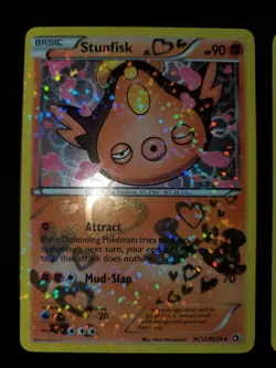 x3 Stunfisk RC12/RC25 Holo Pokemon TCG Legendary Treasures Radiant Collection NM - Image 3