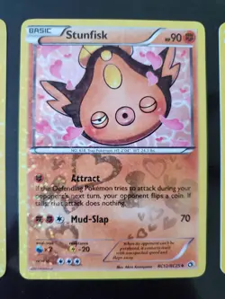 x3 Stunfisk RC12/RC25 Holo Pokemon TCG Legendary Treasures Radiant Collection NM - Image 4