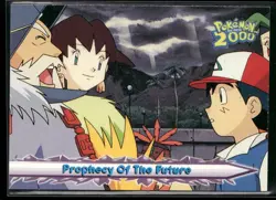 Prophecy Of The Future #23 - Pokemon Topps Pokemon 2000 Movie Blue Logo NM - Image 1