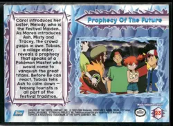 Prophecy Of The Future #23 - Pokemon Topps Pokemon 2000 Movie Blue Logo NM - Image 2