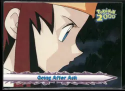 Going After Ash #28 - Pokemon Topps Pokemon 2000 Movie Blue Logo NM - Image 1