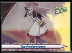 The Performance #25 - Pokemon Topps Pokemon 2000 Movie Blue Logo NM - Image 1