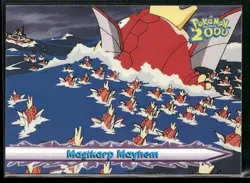 Magikarp Mayhem #20 - Pokemon Topps Pokemon 2000 Movie Blue Logo NM - Image 1
