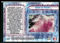 Back in Pallet... #21 - Pokemon Topps Pokemon 2000 Movie Blue Logo NM - Image 2