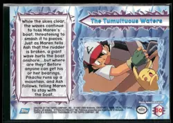 The Tumultuous Waters #30 - Pokemon Topps Pokemon 2000 Movie Blue Logo NM - Image 2