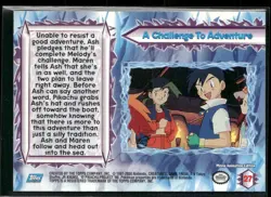 A Challenge To Adventure #27 - Pokemon Topps Pokemon 2000 Movie Blue Logo NM - Image 2