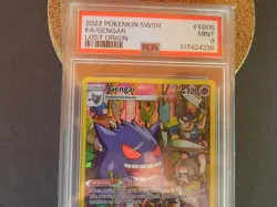 Pokemon TCG Gengar TG06/TG30 Lost Origin Trainer Psa 9 - Image 2