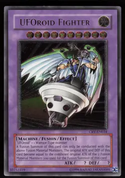 UFOroid Fighter (UTR) CRV-EN034 EURO Ultimate Rare YU-GI-OH - Image 1