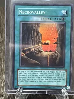 Necrovalley – DR1-EN032 – Unlimited – Super Rare – Yu-Gi-Oh! - Image 1