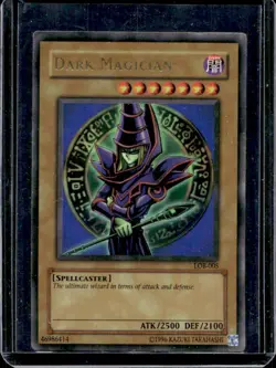 2002 Yu-Gi-Oh Legend of Blue Eyes White Dragon Dark Magician #LOB-005 - Image 1