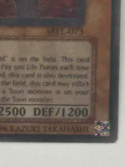 Toon Summoned Skull MRL-073 Magic Ruler Unlimited|Unlimited Edition - Image 2