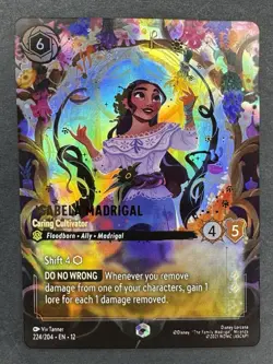 Lorcana Isabela Madrigal Caring Cultivator Enchanted Foil 224/204 NM - Image 1