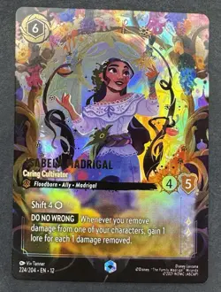Lorcana Isabela Madrigal Caring Cultivator Enchanted Foil 224/204 NM - Image 2