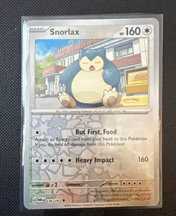 Snorlax 136/167 Reverse Holo NM Pokemon Card SV06 Twilight Masquerade - Image 1