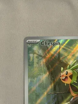 Chespin 087/086 Holo English Chaos Rising Pokemon TCG Card 2026 - Image 2