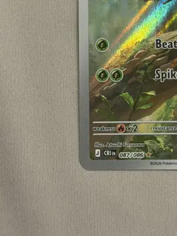 Chespin 087/086 Holo English Chaos Rising Pokemon TCG Card 2026 - Image 4