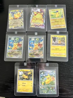 Pokemon TCG Pikachu Card Lot of 8 all NM - Image 1