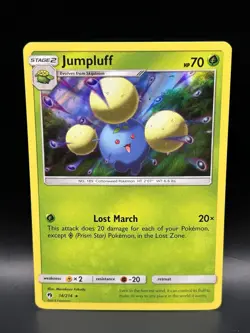 Jumpluff 14/214 - Pokemon Lost Thunder Card - NM - Image 1