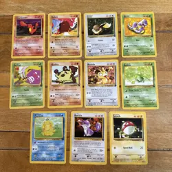 Pokemon TCG Team Rocket Bundle 11X CARDS No Duplicates Vintage WOTC - Image 1