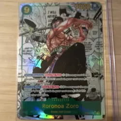 One Piece Zoro Manga OP-06 Trading card - Image 4