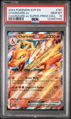 Charizard ex 161 Sv: Scarlet & Violet Promo Cards Holo PSA 10 GEM MINT - Image 1