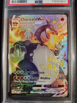 Pokemon Charizard VMAX SV107/SV122 Shiny Vault Holo Full Art Shining Fates - Image 2