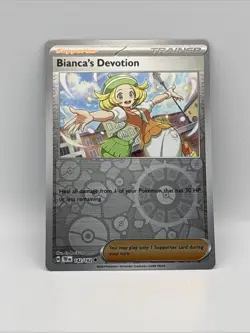 142/162 BIANCA'S DEVOTION REVERSE HOLO TEMPORAL FORCES POKEMON CARD - Image 1